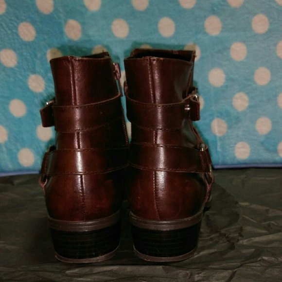Ralph Lauren shoes heels size 7b brown margo - Picture 4 of 8